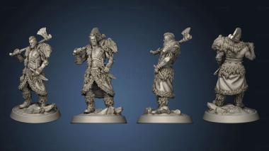 3D model Valhalla Forderung Ice Tribe Enemies Berserk (STL)