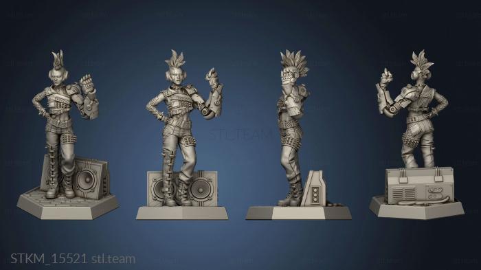 3D model Sci Fi Undercity Exiles Heroes As strong (STL)