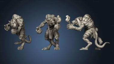 3D model Rat Alchemist Man First Form (STL)