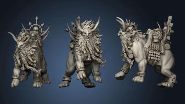 3D model LAMASSU WINGED FERAL (STL)