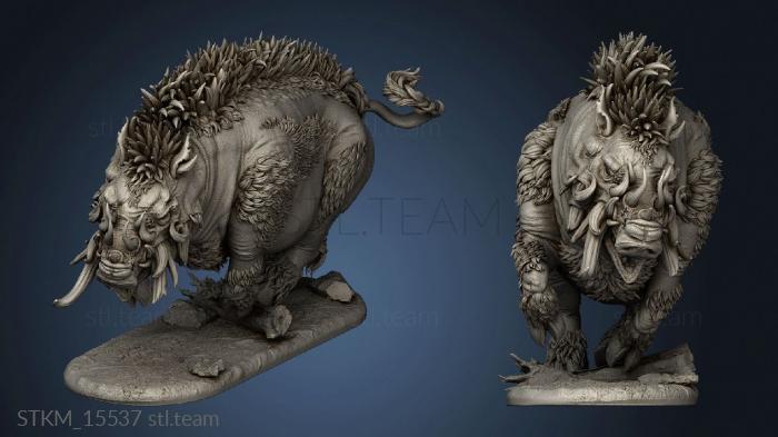 3D model The Worthy Prey Dire Boar (STL)