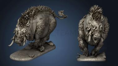 3D model The Worthy Prey Dire Boar (STL)