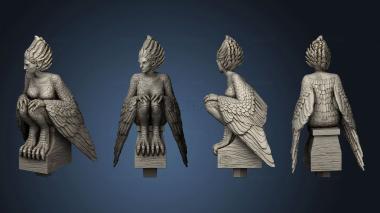 3D model Ship Ahoy The Lady Harpy Back (STL)