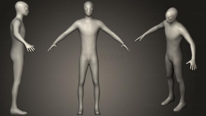 3D model The Amazing Spider Man 2 Rigged Model (STL)