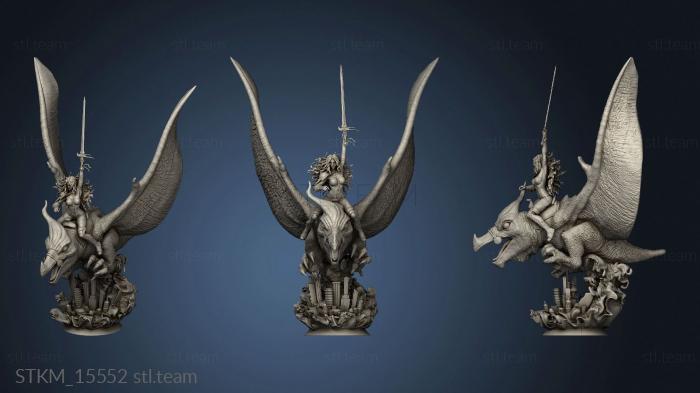 3D model Luis Royo Taarna Dragon Wing LA (STL)