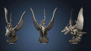 3D model Luis Royo Taarna Dragon Wing LA (STL)