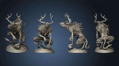 3D model Snowy Mountain Summit Wendigo (STL)