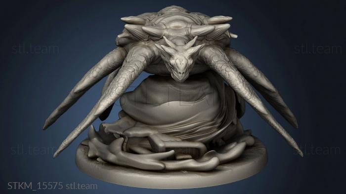 3D model Hunt Treasure Giant Sea Turtle Angry (STL)