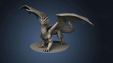 3D model Red Dragon Adult (STL)