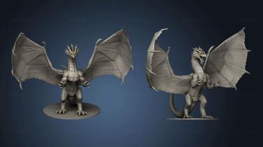 3D model Red Dragon Ancient (STL)