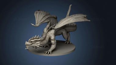 3D model Red Dragon Young (STL)