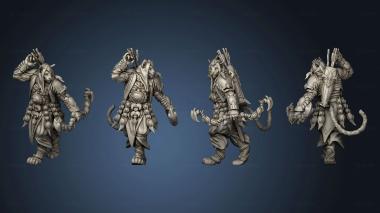 3D model redclay jan Tabaxi Attack (STL)