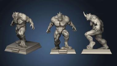 3D model RHINO VS SPIDERMAN (STL)