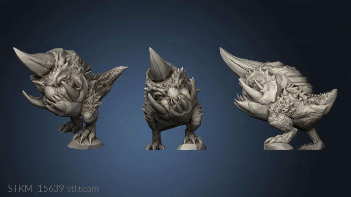 3D model Tysklands STRETCHGOALS Horned Goblin Hound (STL)