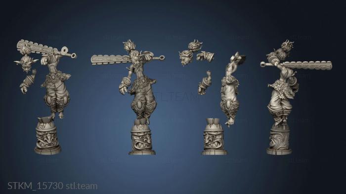 3D model The Elves Inneath Elf Warrior (STL)