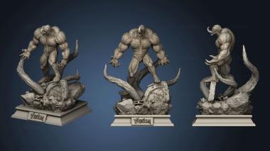 3D model venom tumulo Diorama botton (STL)