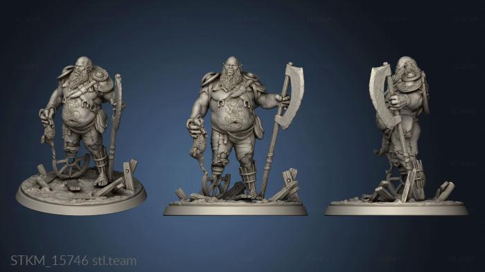 3D model Enemies Half Ogre Bandit (STL)