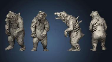 3D model The Lost Cave Throwback Undead Bears a 21 (STL)