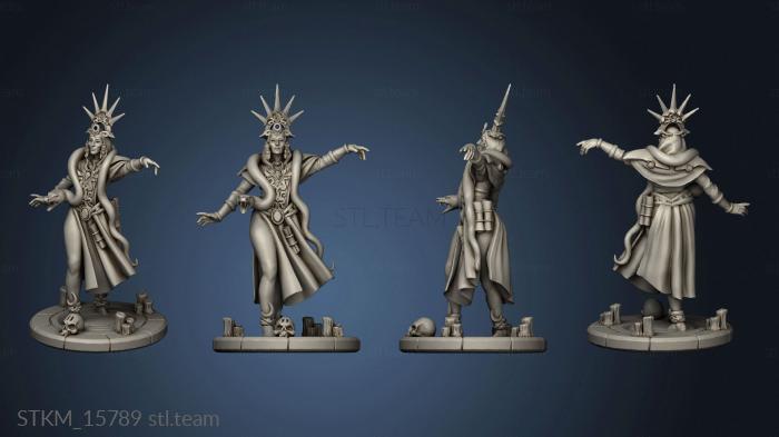 3D model The Priestess snake candles (STL)