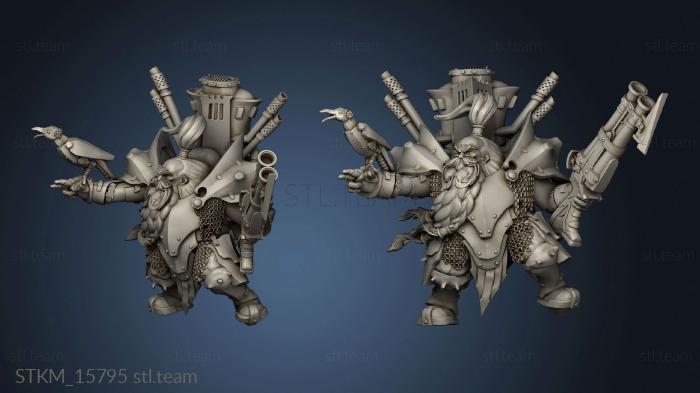 3D model Dwarves Ark An Dar Troops Chromium Crusher (STL)