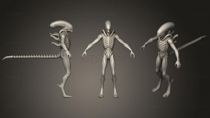 3D model Xenomorph Fortnite Collab Skin (STL)