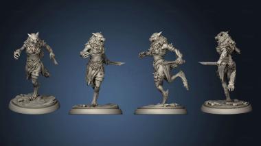 3D model White Werewolf Tavern females female female (STL)