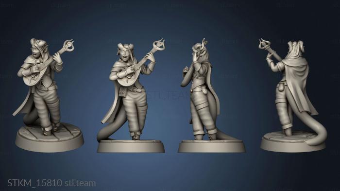 3D model Lost World Tieflings Bard (STL)