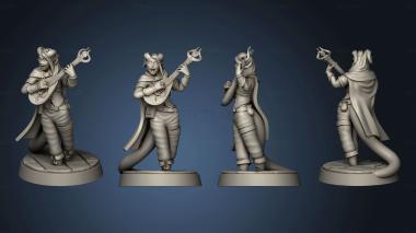 3D model Lost World Tieflings Bard (STL)