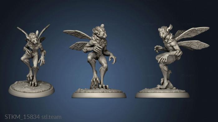 3D model White Werewolf Tavern Magic Forest Mephit (STL)