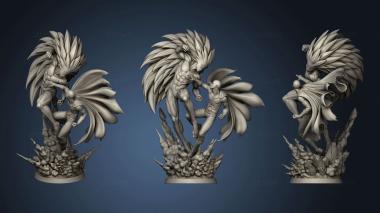 3D model Saitama vs Boros (STL)