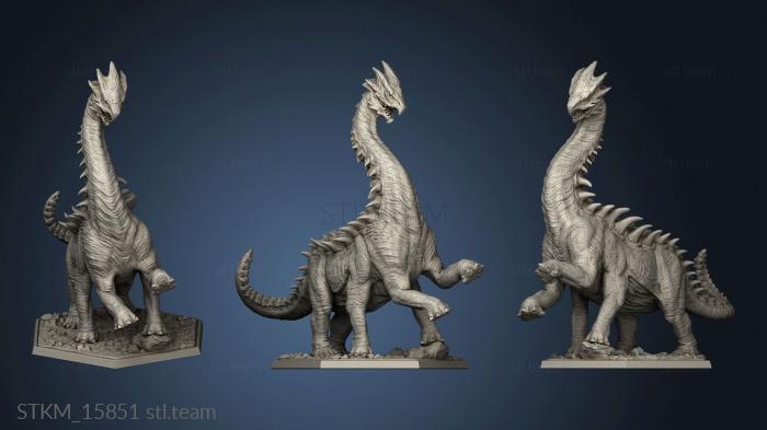 3D model Saurian Native Diplomacy Kephalesaurus (STL)