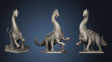 3D model Saurian Native Diplomacy Kephalesaurus (STL)