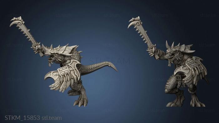 3D model Saurian Warriors Sergeant (STL)