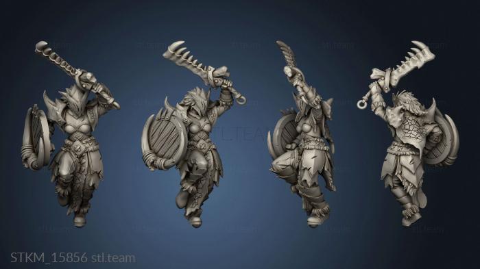 3D model savage beasts Hunters Beast Hunter Clan An (STL)