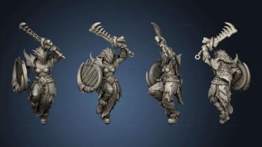 3D model savage beasts Hunters Beast Hunter Clan An (STL)