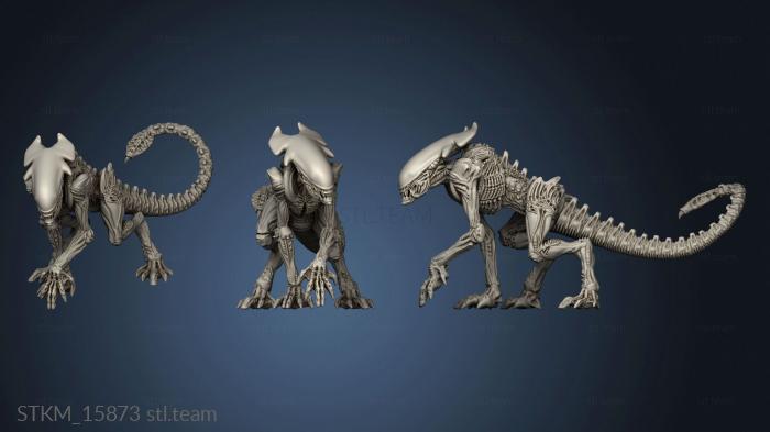 3D model Sci Fi CHEETAH ALIEN (STL)