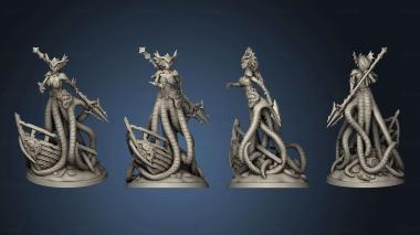 3D model Sea Elf Witch Warrior Mage Siren Corsair Cavalry (STL)