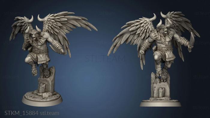 3D model Winged Bull Men Bullmen (STL)