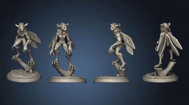 3D model White Werewolf Tavern Magic Forest Mephit (STL)