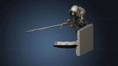 3D model Wraith Kings Risen Guard Square (STL)