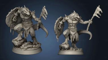 3D model Lizard folk Its Lizardfolk (STL)