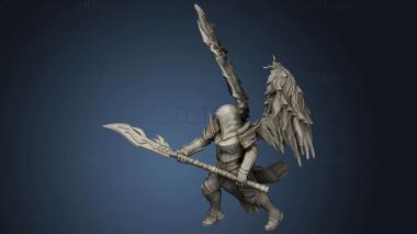 3D model Sicorra Aasimar Paladin Wings Hood (STL)