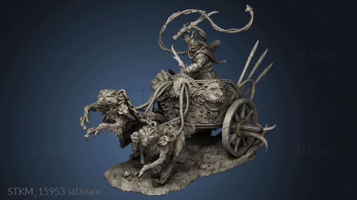 3D model ethicon Gladiators Chariot Rider Mythicon (STL)