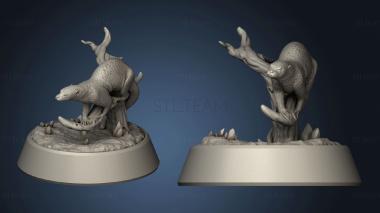 3D model Snowy Mountain Summit Sorcerer Familiar (STL)