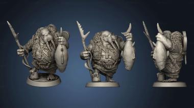 3D model Snowy Mountain Summit Walrus Folk (STL)