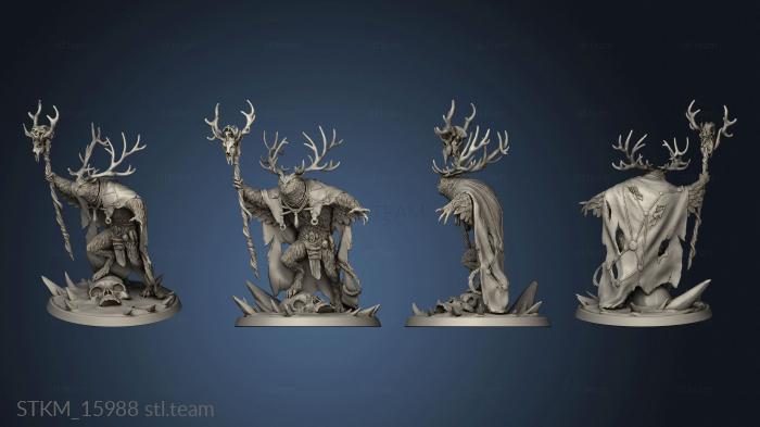 3D model Snowy Mountain Summit Werebeast (STL)