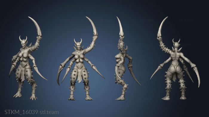 3D model Spider maidens Coven (STL)