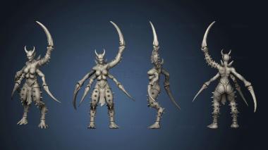 3D model Spider maidens Coven (STL)