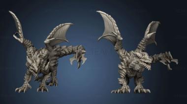 3D модель Шипастый Дракон Dragon (STL)