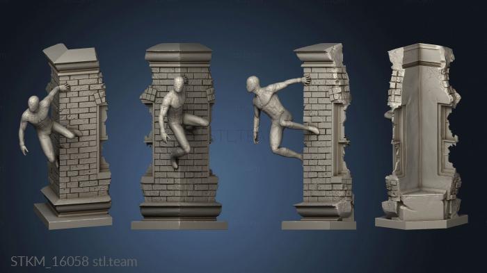 3D model Spiderman Wall (STL)